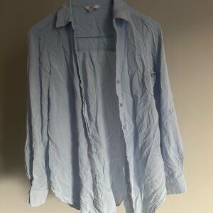 Light Blue Button-Up